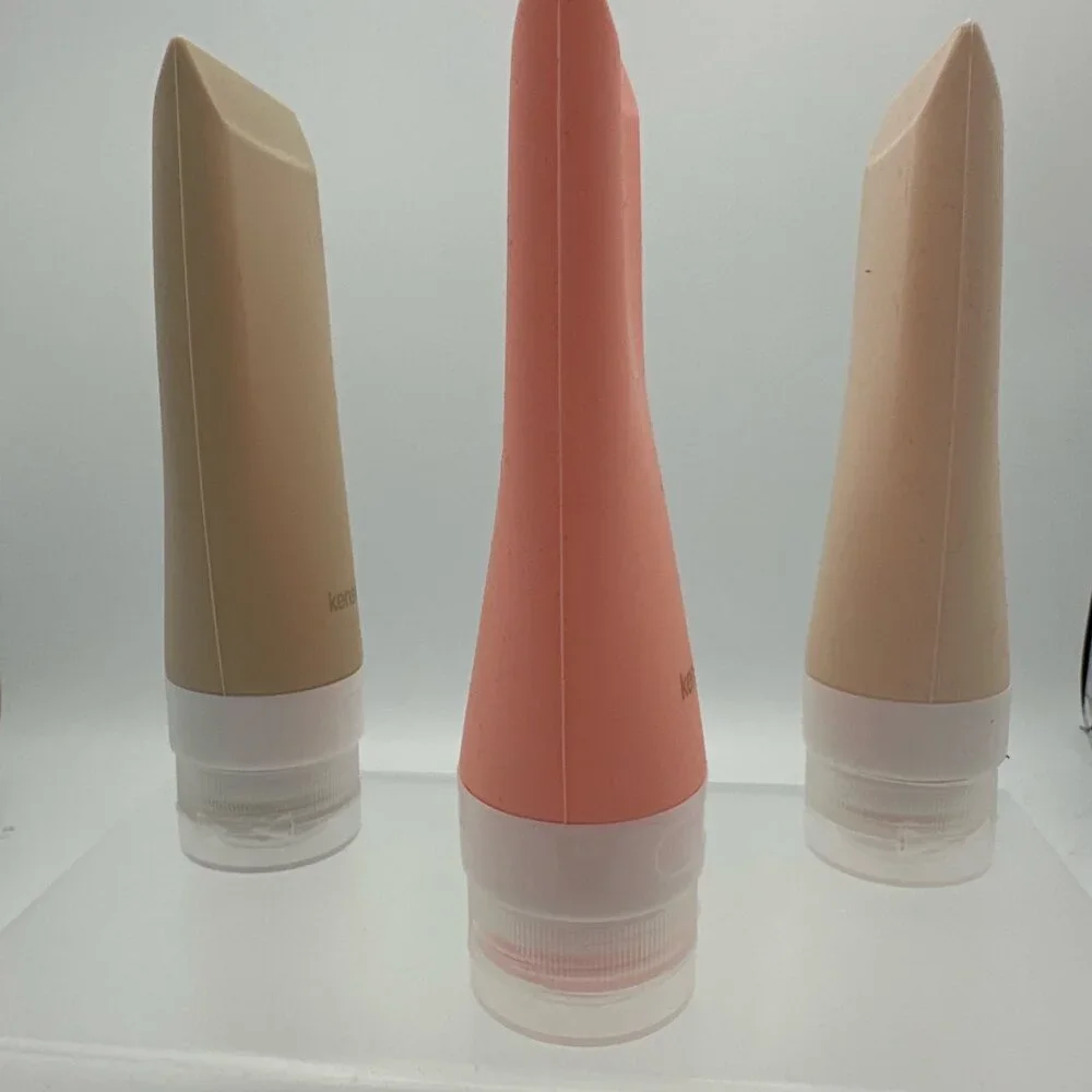 Kensie Silicone Travel Bottles Set of 3‎ – Reusable TSA Size